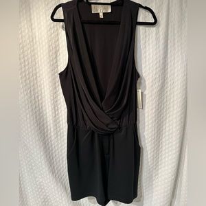 Rory Beca black silk romper